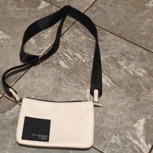 Kendall & Kylie Cream and Black Crossbody Bag